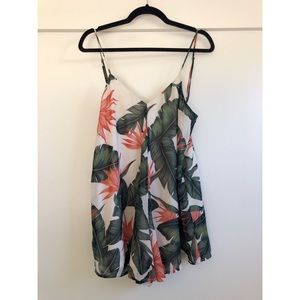 Show Me Your Mumu  Palm  Romper / Cover-up